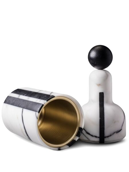  Editions Milano Cooler A Marble Bottle - White 