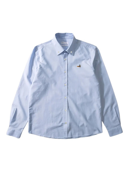  Edmmond Studios Embroidered Oxford Shirt - Blue 