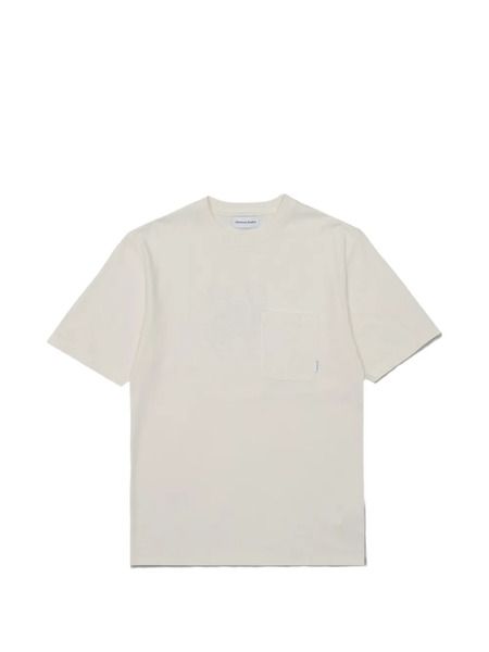  Edmmond Studios Keynotes Pocket-detail Cotton T-shirt - Neutrals 