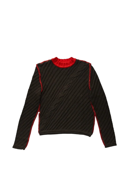  Edward Cuming Ribbed Sweater - Brown 