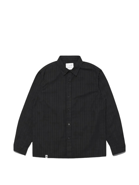  Edwin Sebastian Stripe-pattern Shirt - Black 