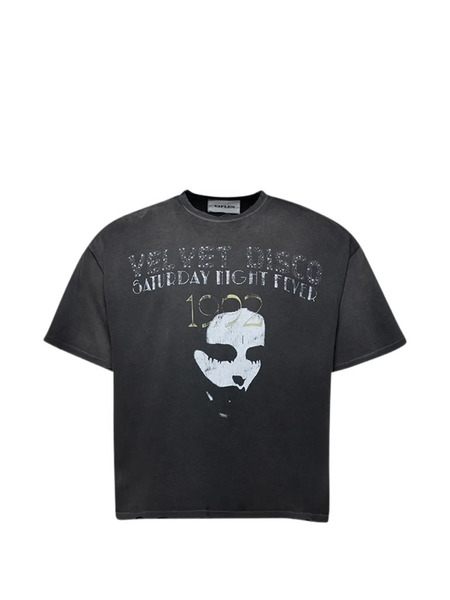  Eifles Velvet Disco Graphic T-shirt - Black 