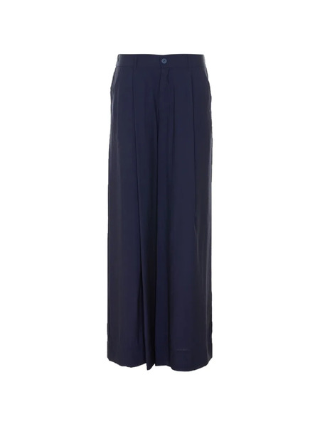  Ele Button-fastening Trousers - Blue 
