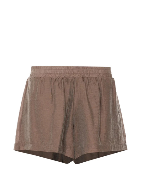  Ele Elasticated-waistband Shorts - Brown 