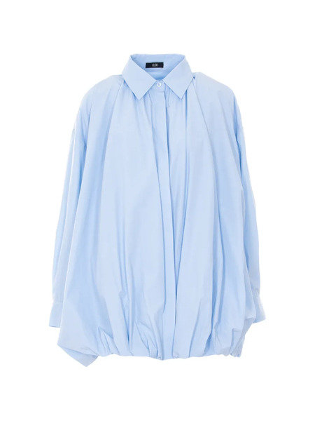  Eleh Button Balloon-effect Shirt - Blue 