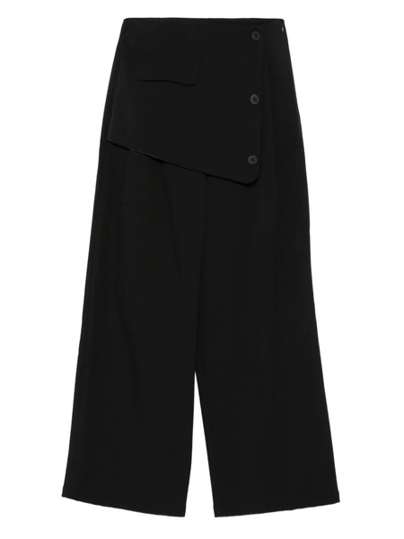  Eleh Button-embellishment Trousers - Black 