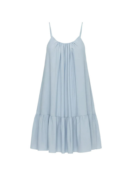  Eleh Gathered Mini Dress - Blue 