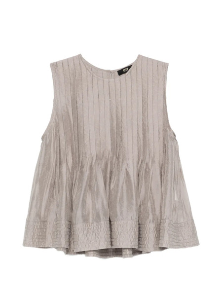  Eleh Pleated Top - Grey 