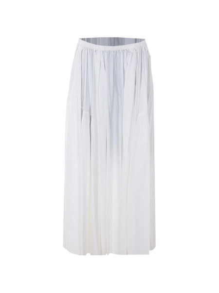  Eleh Ruched-effect Maxi Skirt - White 