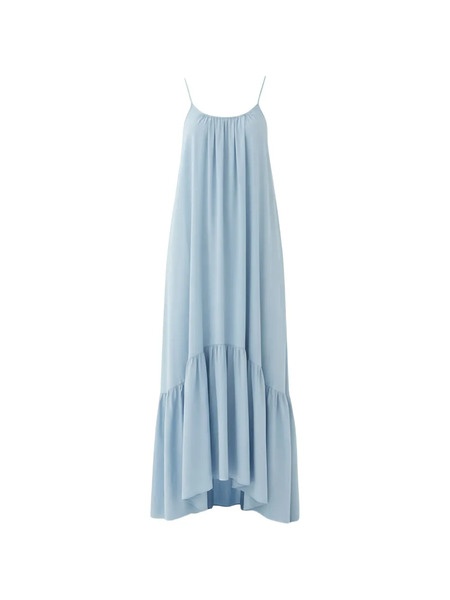  Eleh Ruffled Maxi Dress - Blue 