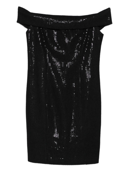  Eleh Sequin-embellishment Mini Dress - Black 