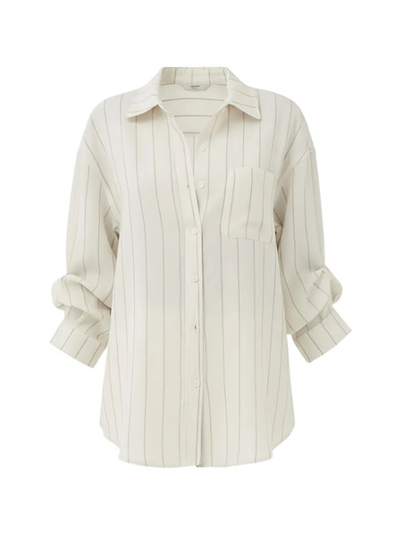  Eleh Striped Pocket Shirt - Neutrals 