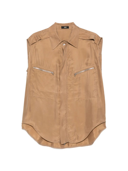  Eleh Zip Pockets Gilet - Neutrals 