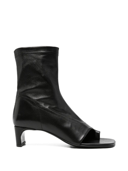  Elena Iachi Open-toe Boots - Black 