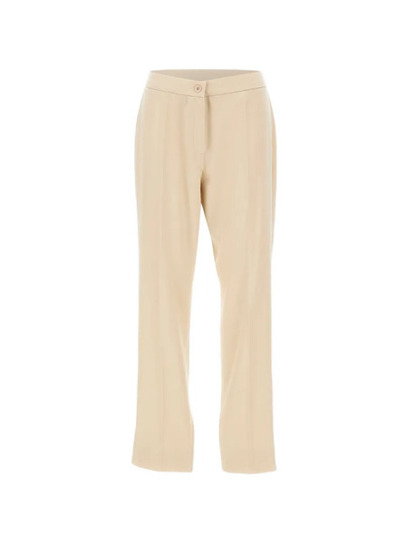  Elena Miro` Button Slit-detail Trousers - Neutrals 