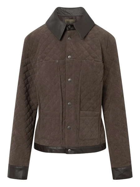  Elena Velez Quilted Jacket - Brown 
