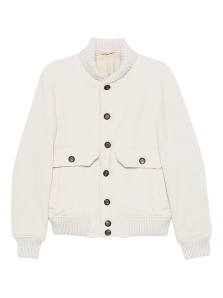  Eleventy Button-fastening Jacket - Neutrals 