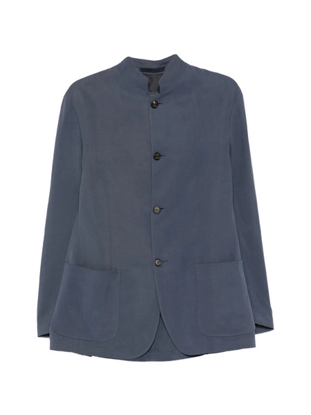  Eleventy Button Single-breasted Jacket - Blue 