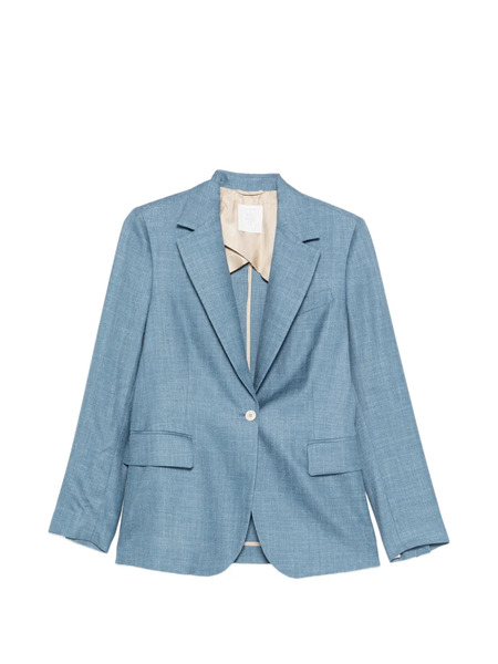  Eleventy Buttoned Pocket Blazer - Blue 
