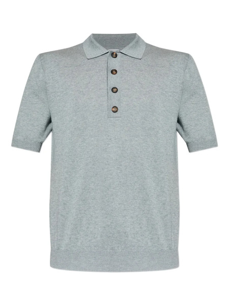  Eleventy Buttoned Polo Shirt - Grey 