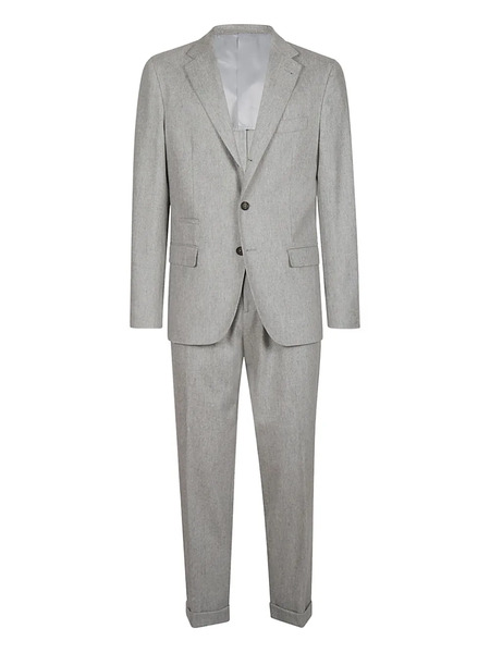  Eleventy Buttoned Suit - Grey 