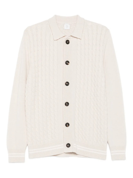  Eleventy Cable-knit Cardigan - Neutrals 