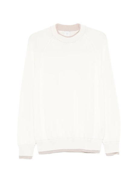  Eleventy Crew-neck Sweater - White 