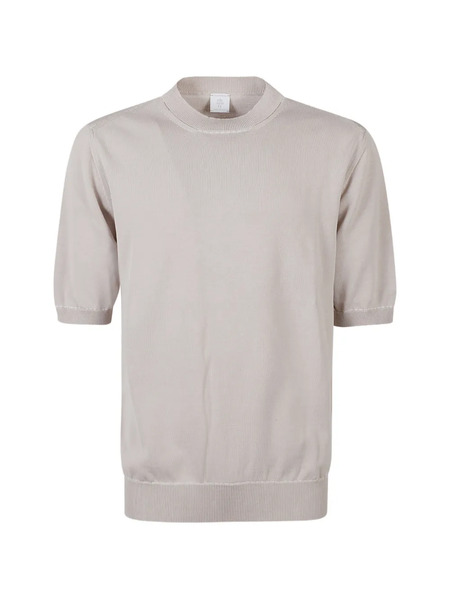  Eleventy Crew-neck T-shirt - Neutrals 