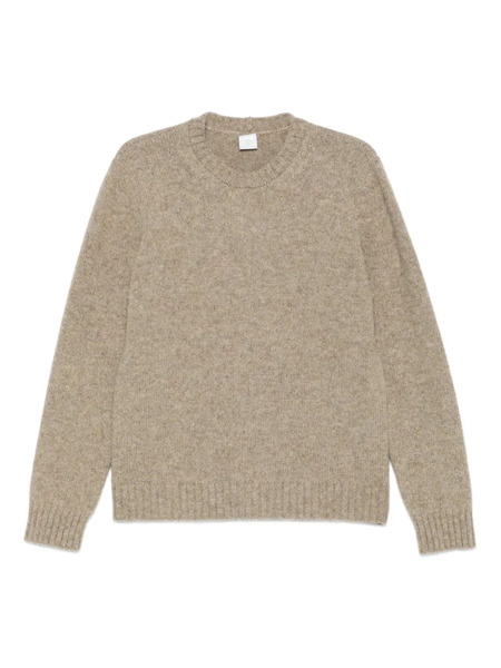  Eleventy Crew-neck Wool Sweater - Brown 