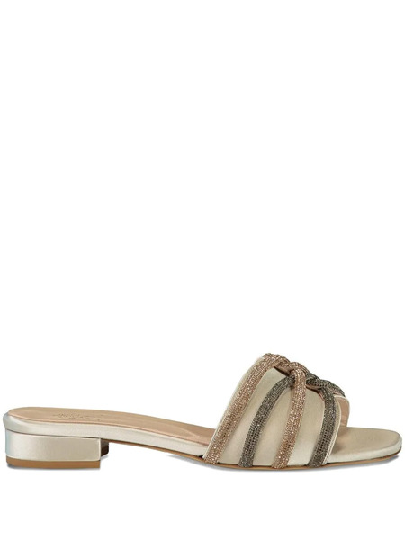  Eleventy Crystal Sandals - Neutrals 
