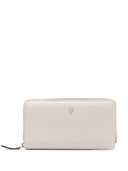  Eleventy Debossed-logo Continental Wallet - Neutrals 