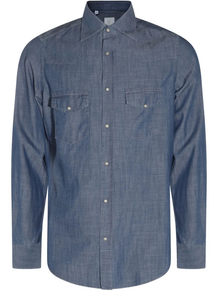  Eleventy Denim Shirt - Blue 