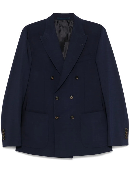  Eleventy Double-breasted Blazer - Blue 