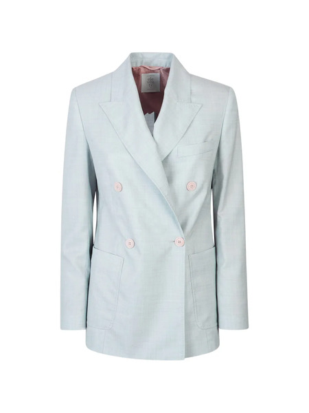  Eleventy Double-breasted Blazer - Blue 