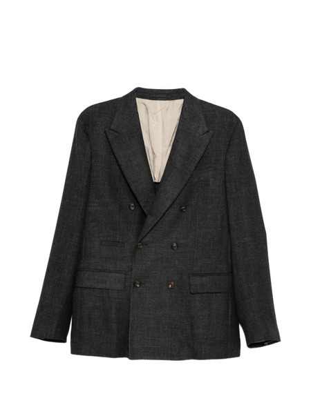  Eleventy Double-breasted Blazer - Grey 