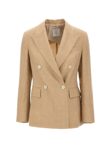  Eleventy Double-breasted Blazer - Neutrals 