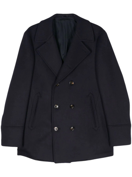  Eleventy Double-breasted Coat - Blue 