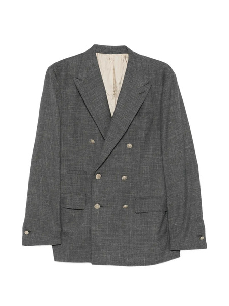  Eleventy Double Breasted Jacket - Grey 
