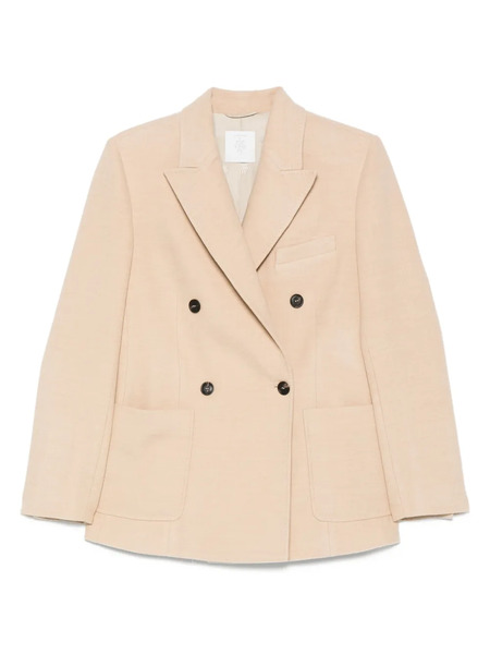  Eleventy Double-breasted Pocket Blazer - Neutrals 