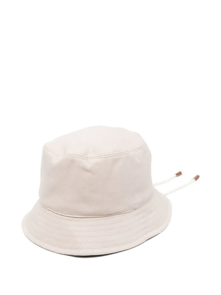  Eleventy Drawstring Bucket Hat - Neutrals 