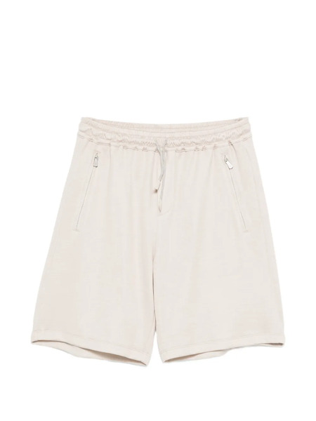  Eleventy Drawstring-fastening Track Shorts - Neutrals 