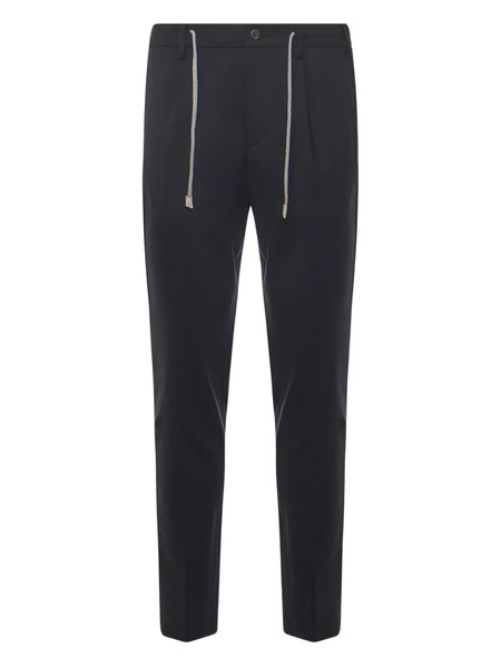 Eleventy Drawstring Trousers - Black 