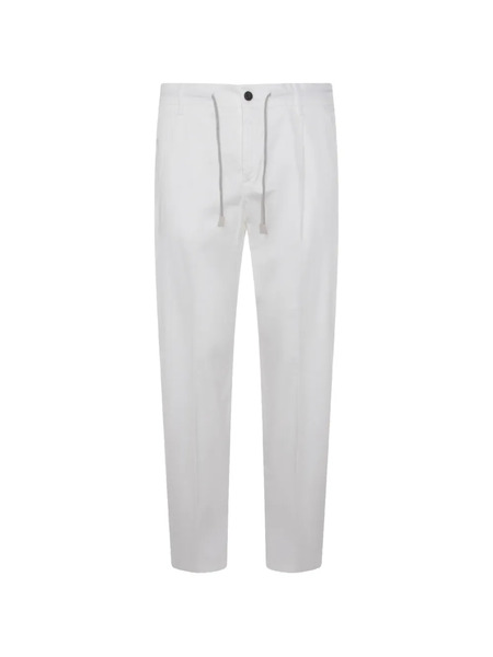  Eleventy Drawstring Trousers - White 