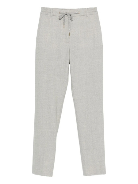  Eleventy Drawstring-waist Trousers - Grey 