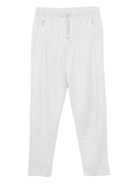  Eleventy Drawstring Zip-pocket Trousers - Grey 