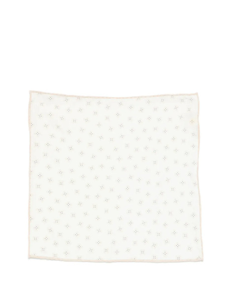  Eleventy Floral Handkerchief - Neutrals 