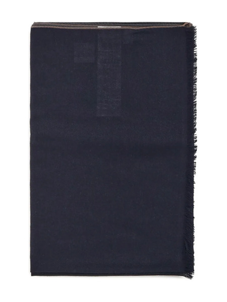  Eleventy Fringed Scarf - Blue 