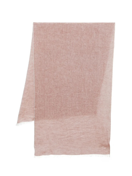  Eleventy Fringed Scarf - Pink 
