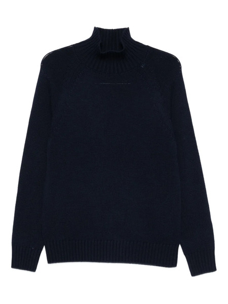  Eleventy High-neck Long-sleeve Sweater - Blue 