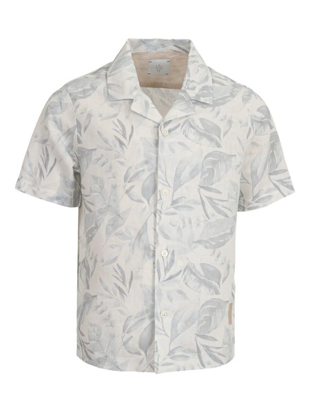  Eleventy Kids Graphic-print Shirt - Neutrals 